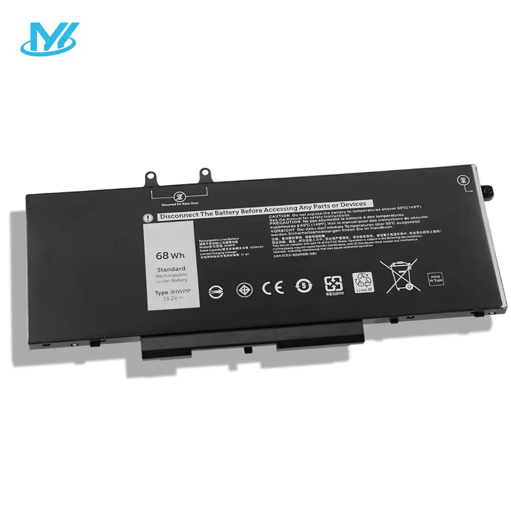 3HWPP Laptop Battery for Dell Precision 3541 3551 Latitude 5401