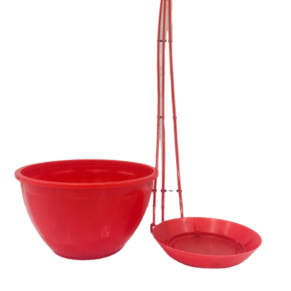 Plastic Hanging Pots Pots Hanging Planter For Plants With Attach Saucer