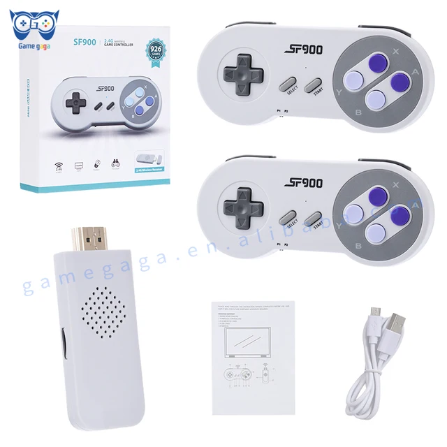 Dropship SF900 Retro Game Console HD Video Game Stick With 1500 Games For  SNES Wireless Controller 16 Bit Consolas De Videojuegos For NES to Sell  Online at a Lower Price