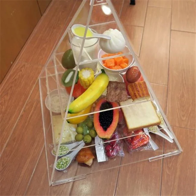 Alibaba.com: 4-tier clear acrylic pyramid-shaped box for fresh food ...
