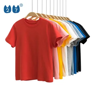 Wholesale Custom Oversized Short Sleeve Spring Unisex Kids T Shirt Boys T-Shirts