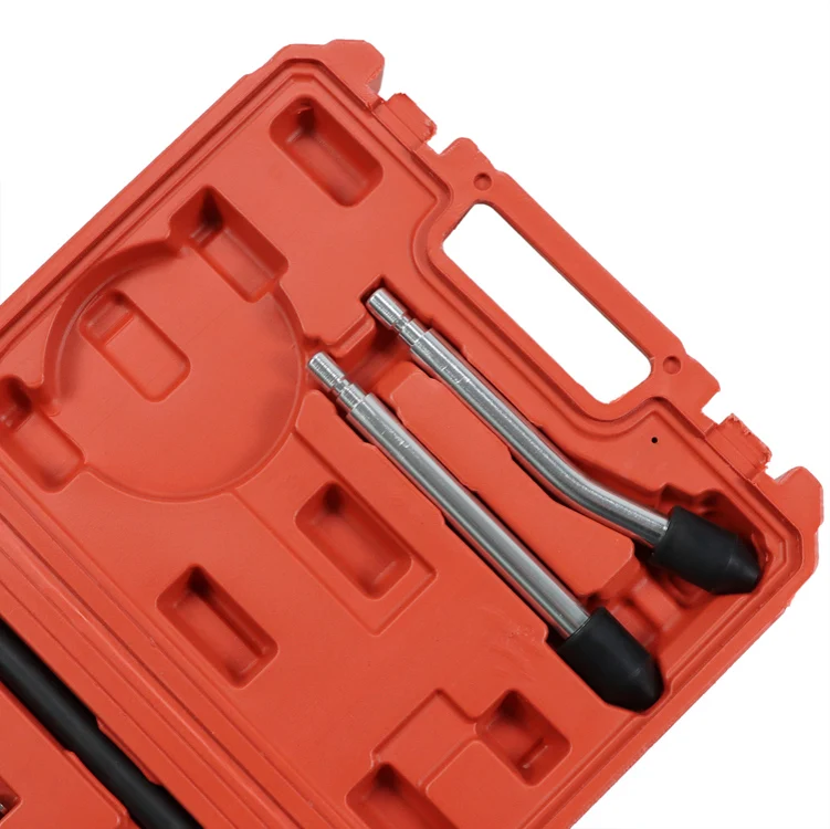 AUTOTOP 8pcs Petrol Engine Gas Compression Tester Tool Kit Cylinder Pressure Gauge for Vehicle Use