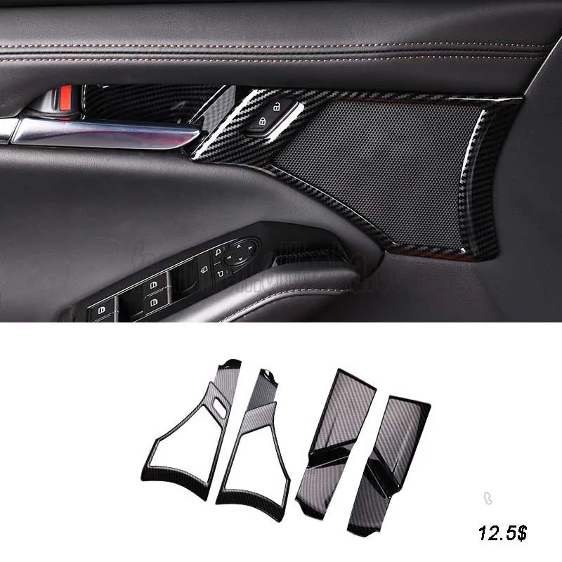 Source carbon fiber car interior accessories for Mazda 3 Axela