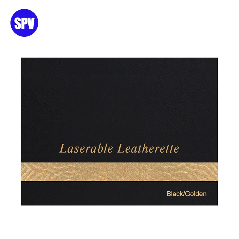 Red Lasered To White 0.8mm Laserable Leatherette Sheets For Laser Engraving With