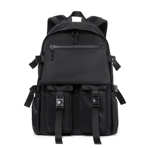 For Wholesale Waterproof Laptop Backpack High Quality Men Fashion Nylon Computer Backpack Polyester Lining 20-35L