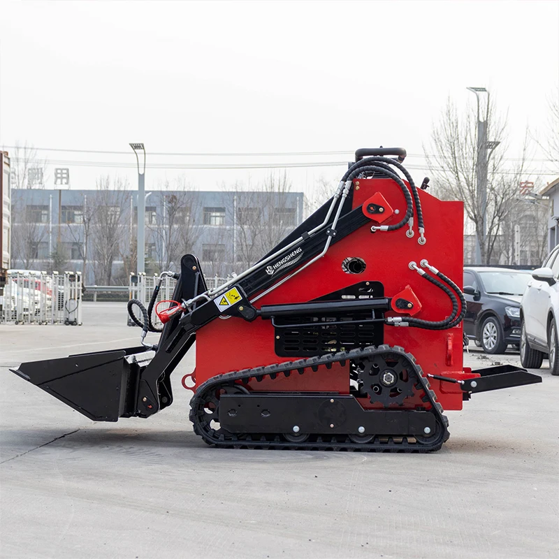 HS-380T Track Skid Steer Loader 890kg Operating Weight 0.15m³ Bucket 16KW/17KW KOOP/BAILITONG Optional EPA/CE Available