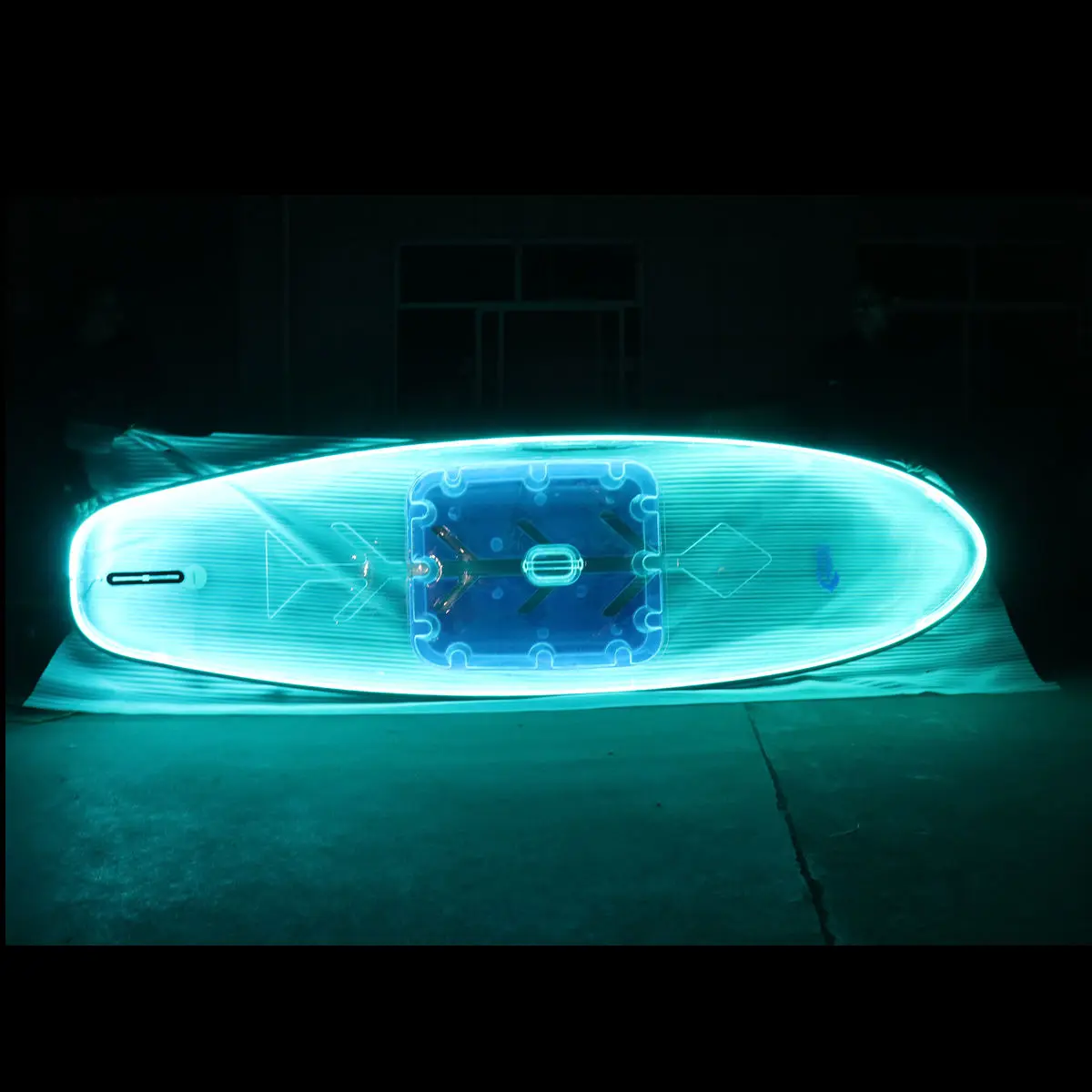 Vicking Sup весло доска для серфинга водные виды спорта гоночная Спортивная Новая прозрачная стоящая морская со светодиодным светом