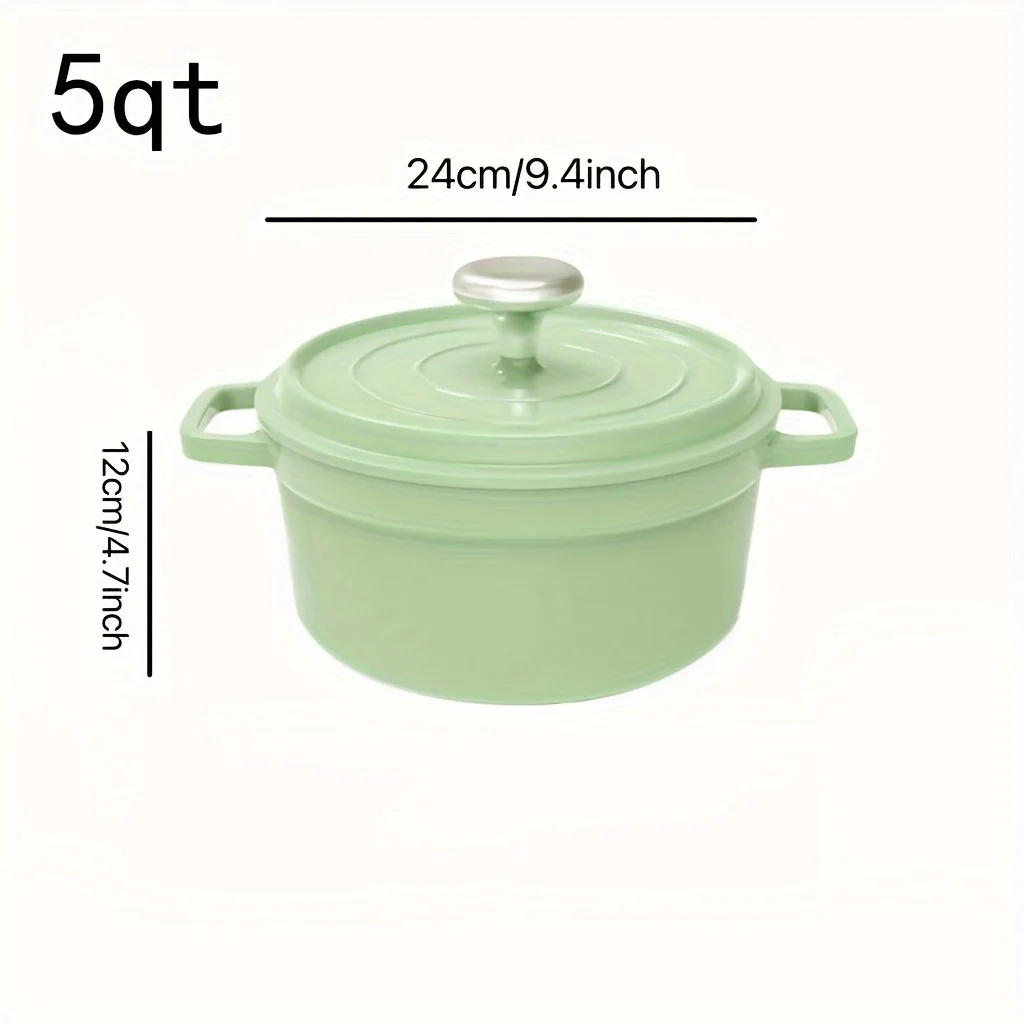 Lightweight Non-Stick Aluminum Soup Pot - Even Heat Distribution for Home  Restaurant Use