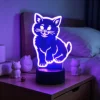 Cat with black base