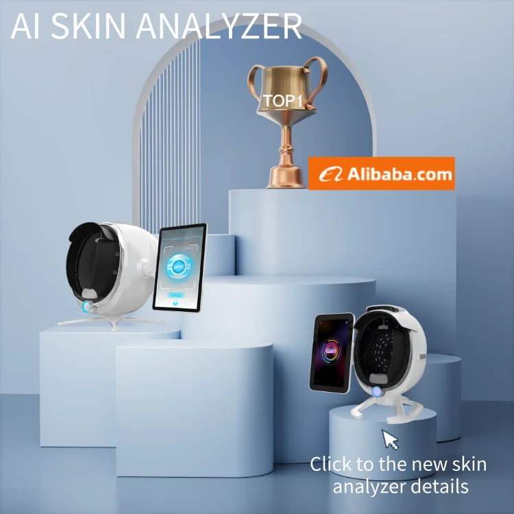 High Quality Portable Beauty Salon Use 3D Photography Technology Smart 3d Facial Skin Analyzer