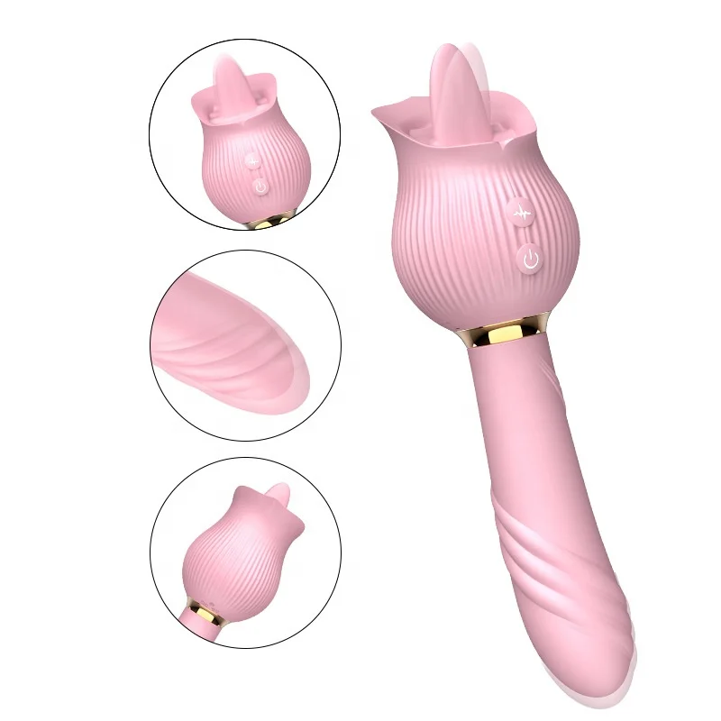 Latest Released 12 Types Licking 12 Modes Vibration 2 Motors Vibrator Woman Pussy Masturbation Toy Sex Silicone