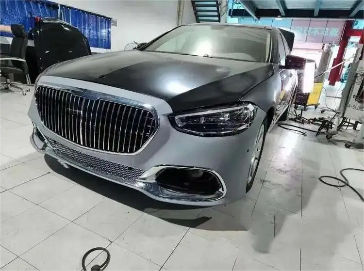 Maybach W221 Upgrade To W223 S680 Mhb Style Body Kit Assembly Facelift ...