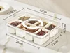 [food grade 0 odor] cream white-8  compartment