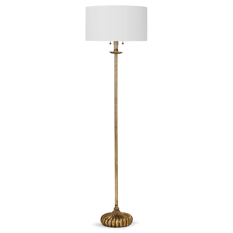 French Retro Floor Lamp Creative Homestay Living Room Lamp Bedroom Bedside Iron Floor Lamp