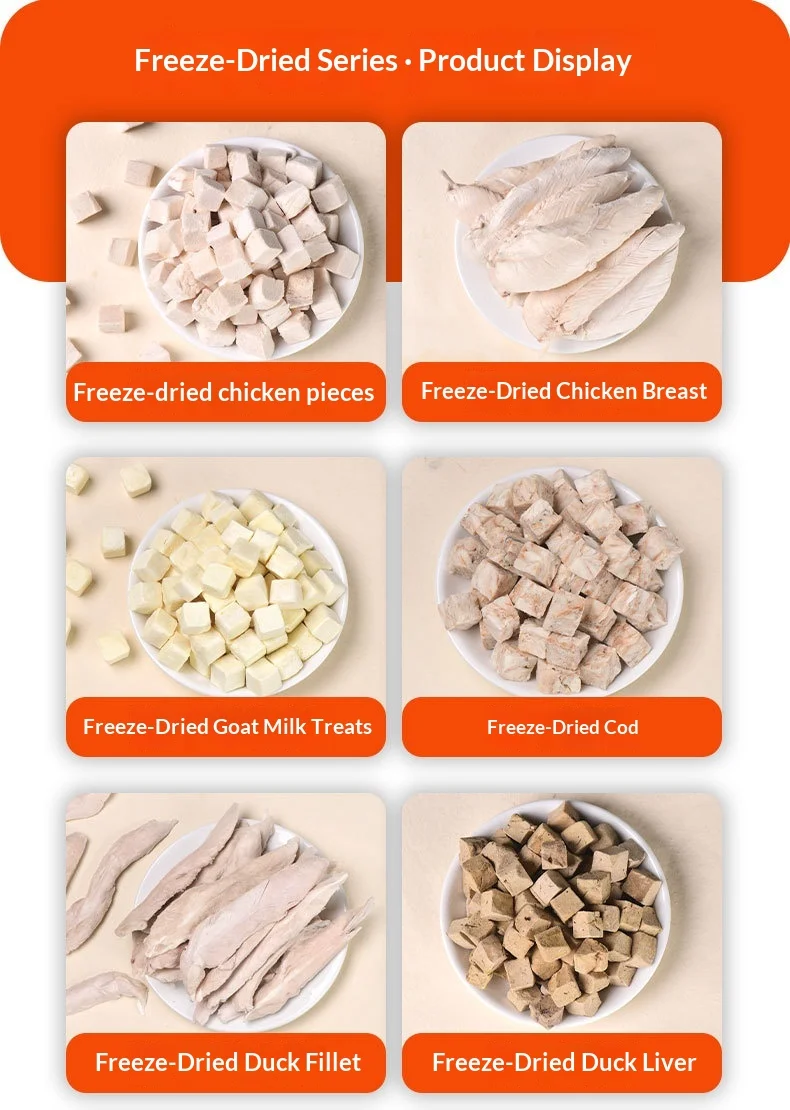 Freeze-dried Beef Granules in Bag for Cats & Dogs-Pure Meat Snacks From China details