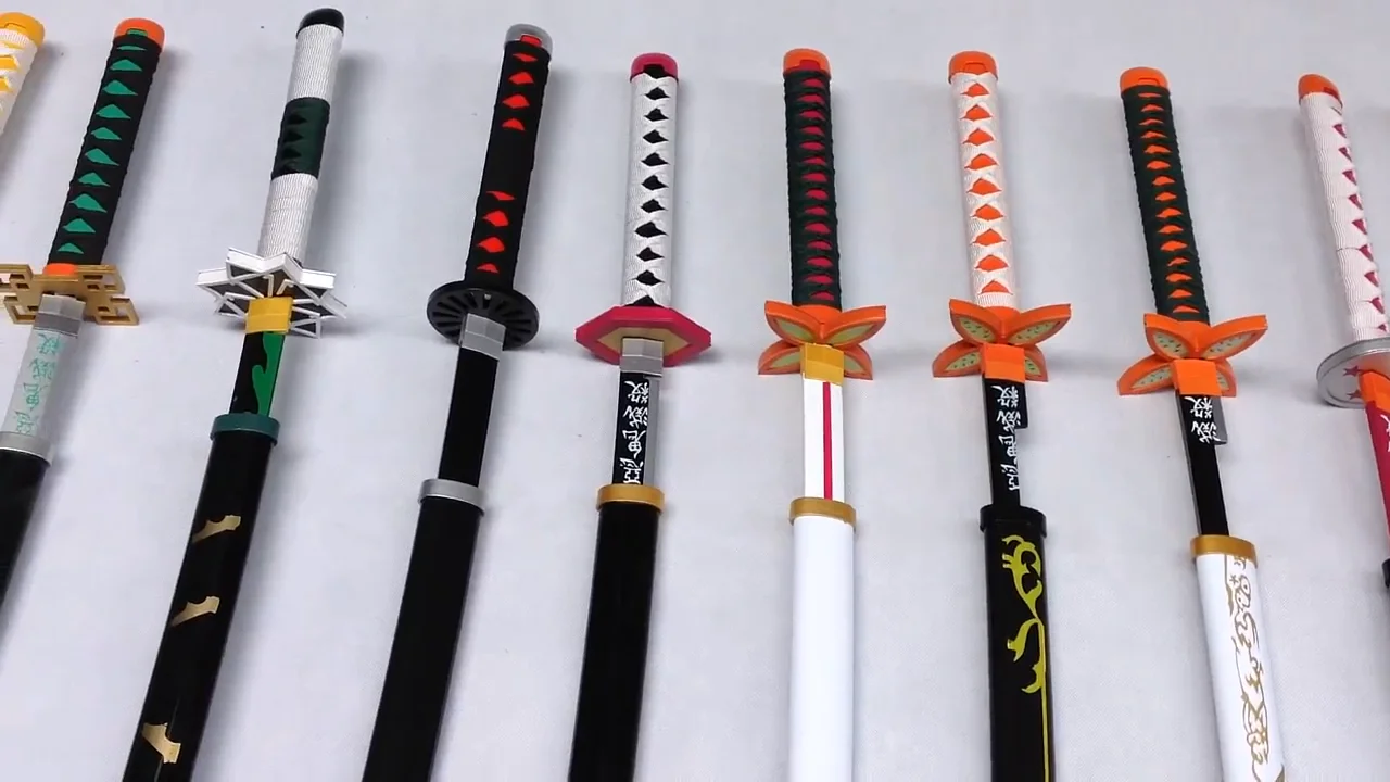 26 Styles Toys Demon Slayer Kimetsu No Yaiba Agatsuma Zenitsu Sword
