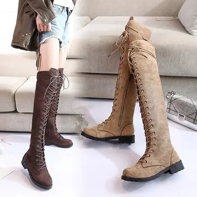 plus size flat boots
