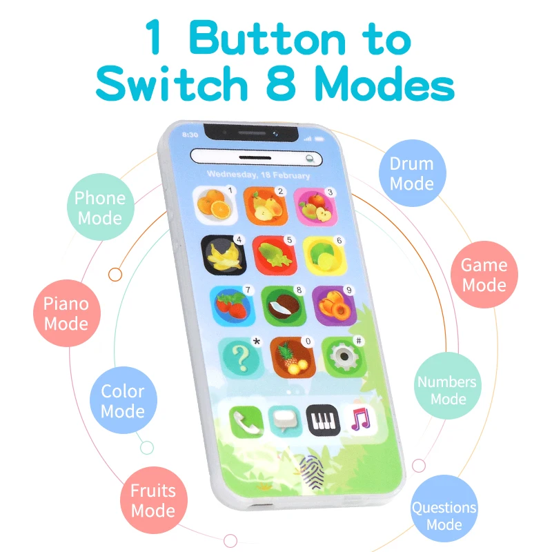 Ebay детский музыкальный телефон игрушка мобильный развивающие игрушки для детей интеллектуальные