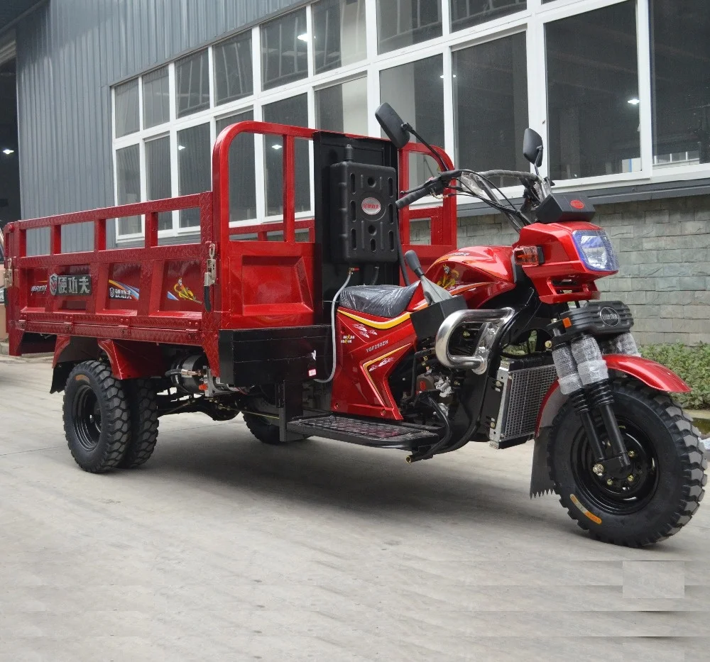 YINGGONGFU 200/250/300cc Double Wheel Tricycle Motorized Cargo