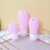 Pink Silicone Refillable Bottle