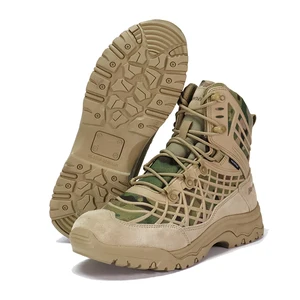 Hanagal Factory OEM ODM Custom Men's Trekking Hunting Shoes Leather Men Hunting Rubber Boots Waterproof