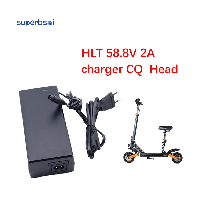 Superbsail Factory Outlet CE 58.8V 2A Scooter Charger CQ Head