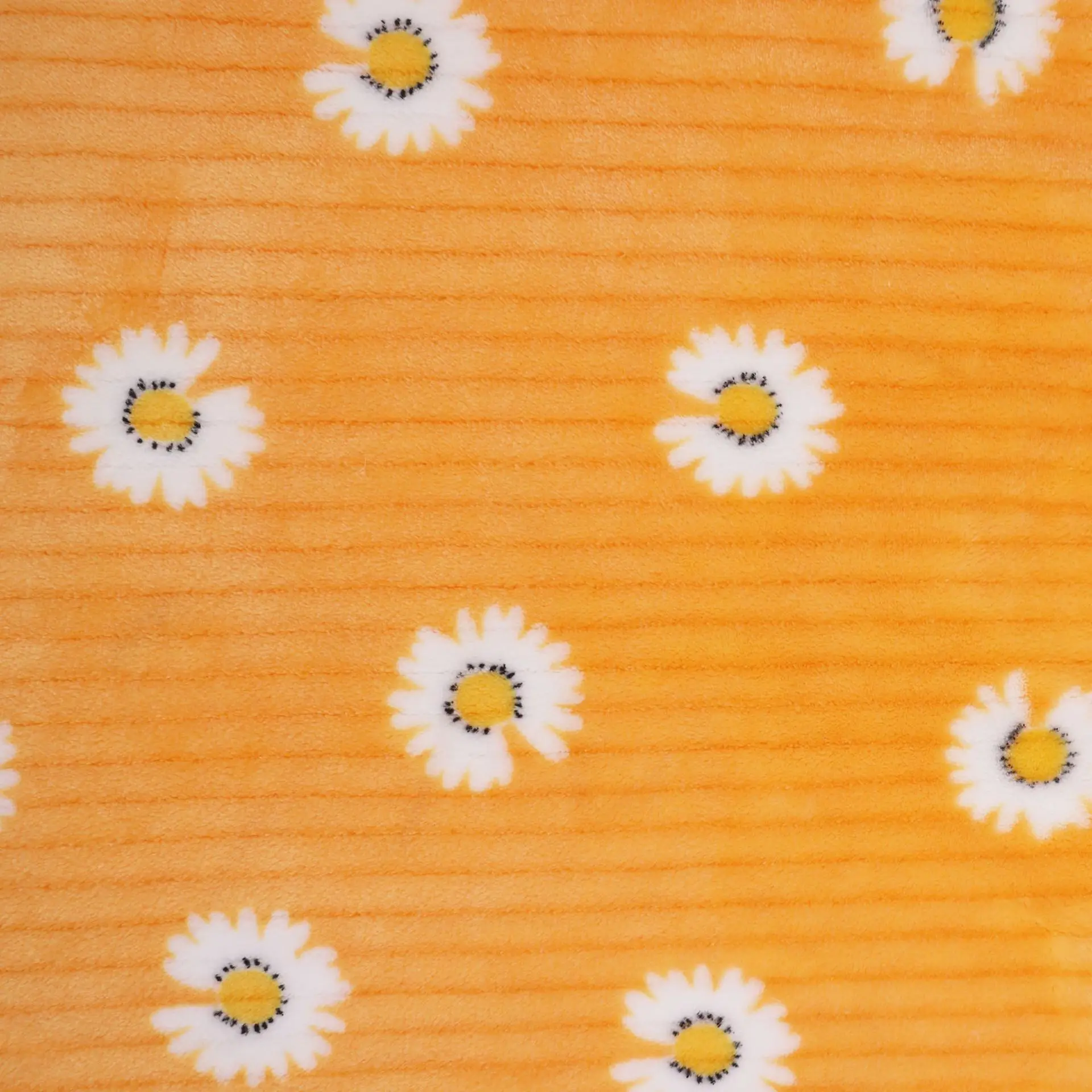 Warm Blanket Stripe Polyester Printed Flannel Fleece Fabric with Flowers Pattern For Baby Winter Sleepwear