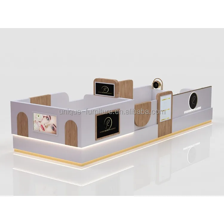 Large Size Australia Mall Eyebrow Threading Kiosk