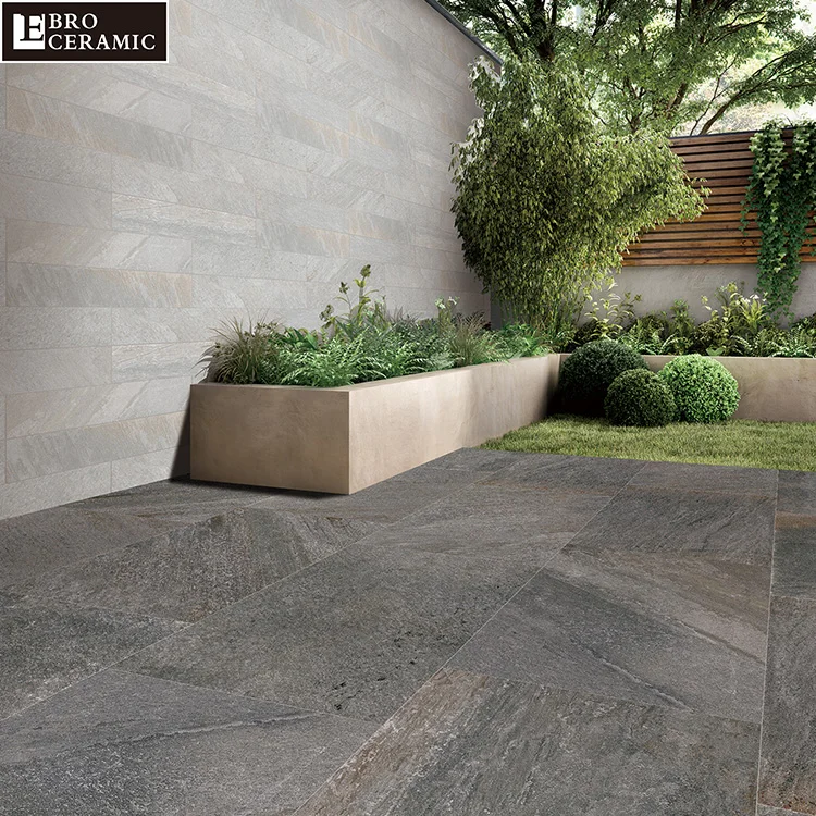 Porcelain Paver 20mm Outdoor Paver Tile for Driveway Car Parking Tiles EB266QZ02