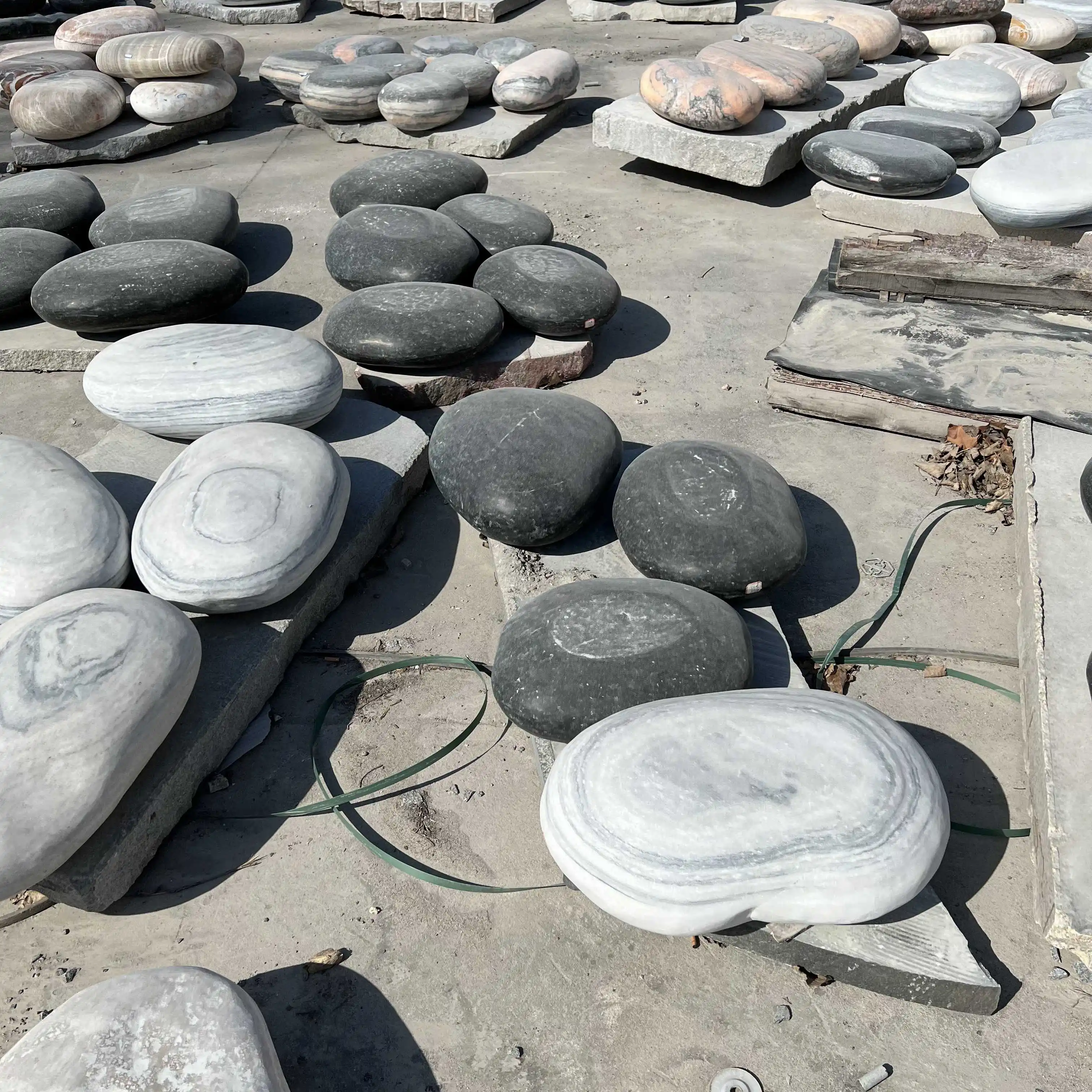 Outdoor Stone Marble Outdoor Polished Bigpebble Cobble Stone Buy