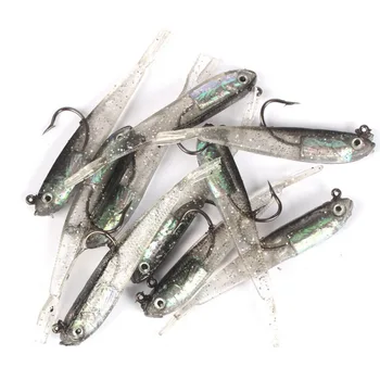 CHEERY Lure Bait Imitation Fish Lead Hook Small Gray Pike Marlin Suitable Freshwater & Seawater Realistic Metal Powdery Bait – Metal Jig – view 4