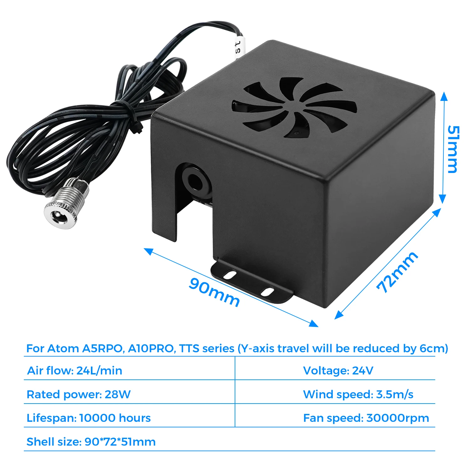 Produktbild von Twotrees Luftpumpe Air Assist Für Lasergravierer, Luftpumpenset