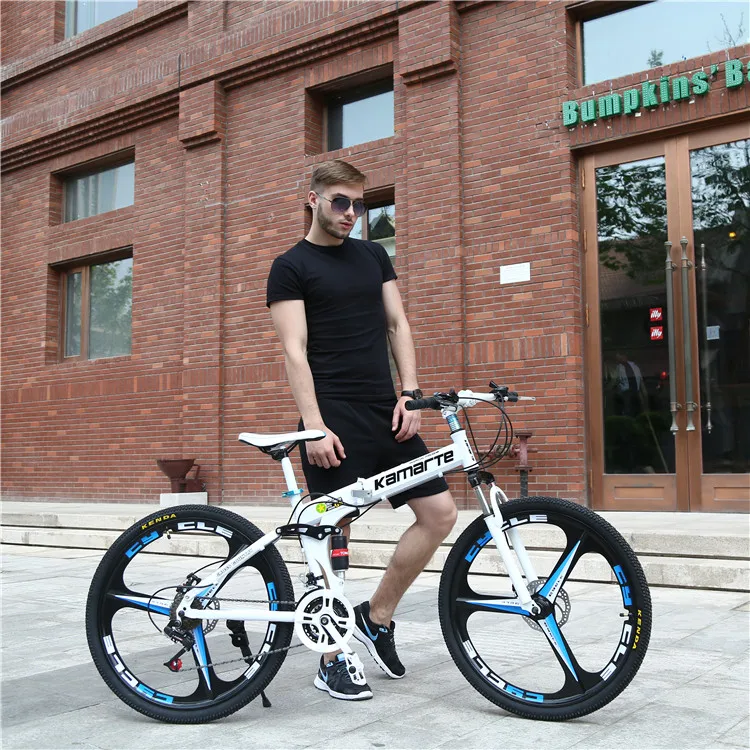 自転車 MACCE 新札幌 MACCE マウンテンバイク 折りたたみ自転車 26インチ/3×7段変速