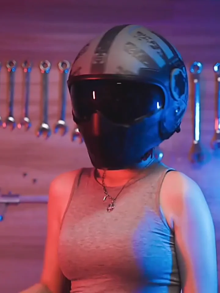 Cyril バイク用フルフェイスヘルメット ECE認証 ABS製 ヴィンテージ