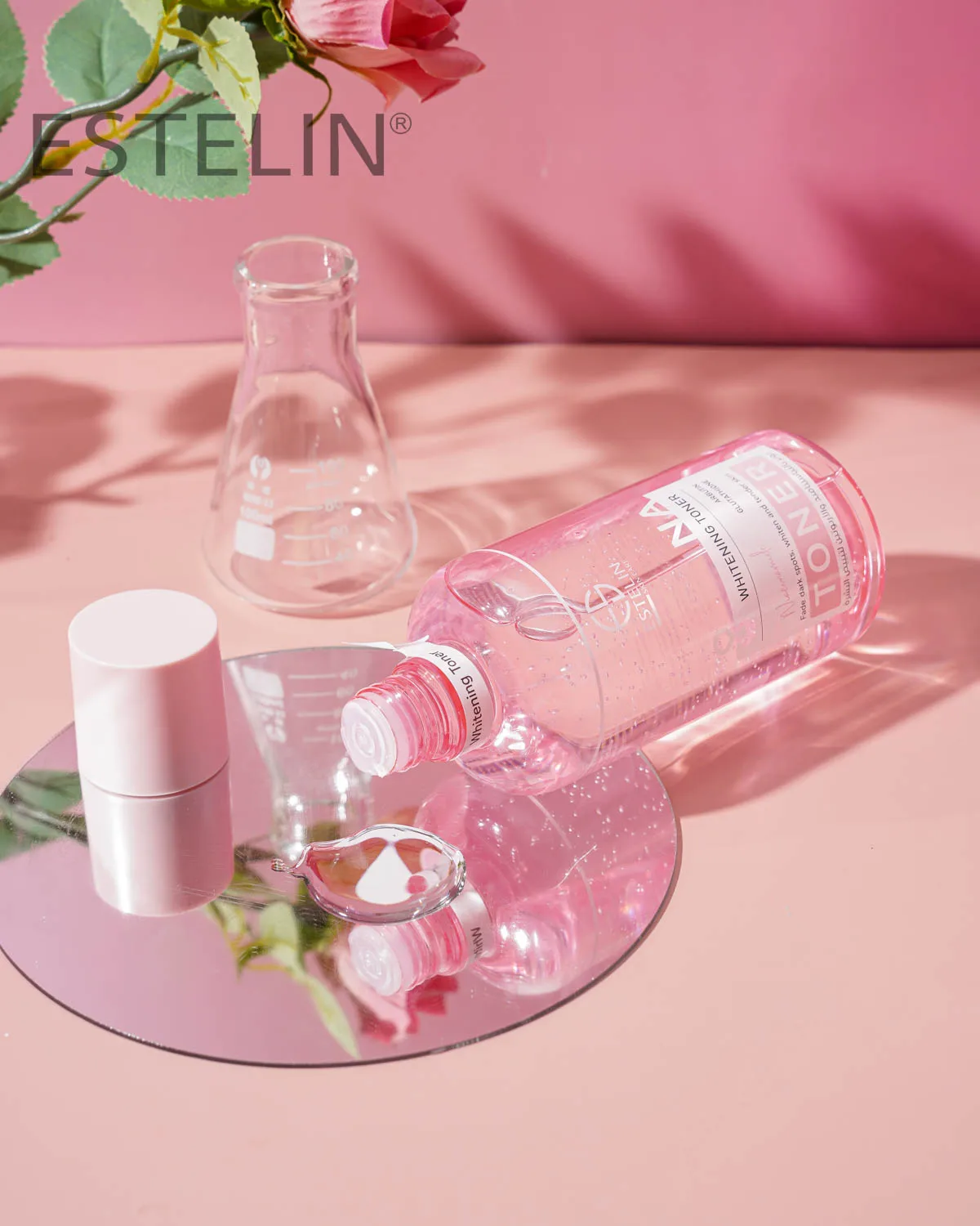 ESTELIN Skin Care Moisturizing Fade Dark Spots Arbutin Niacinamide Whitening Serum Toner 400ml