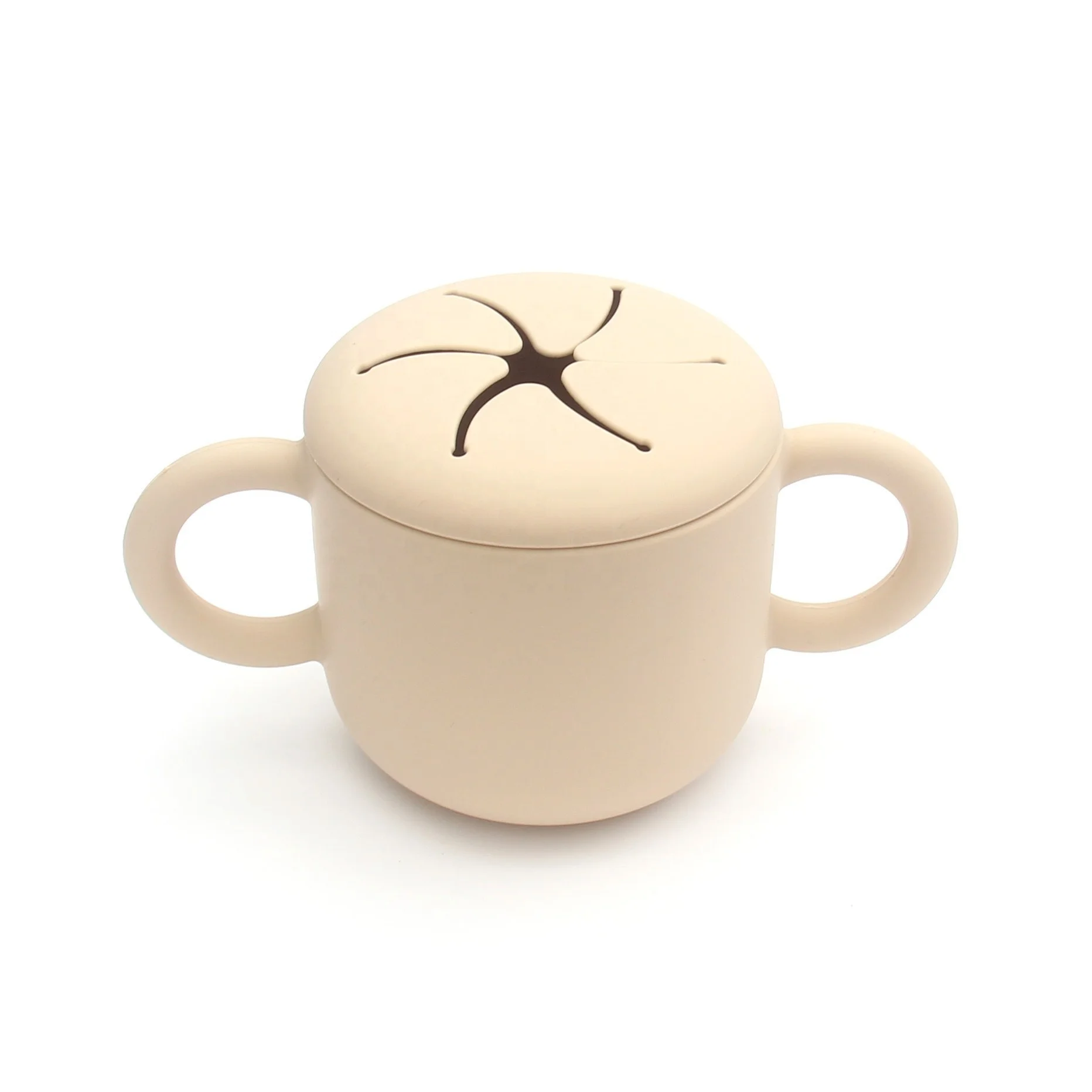 Детские Силиконовые тренировочные детские чашки для детского напитка с крышками ODM OEM закуска силиконовая чашка