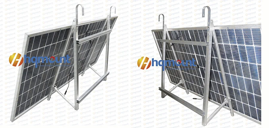 Aluminum Triangle Plug-in Solar Pv Photovoltaic Mounting Passt Balkone ...