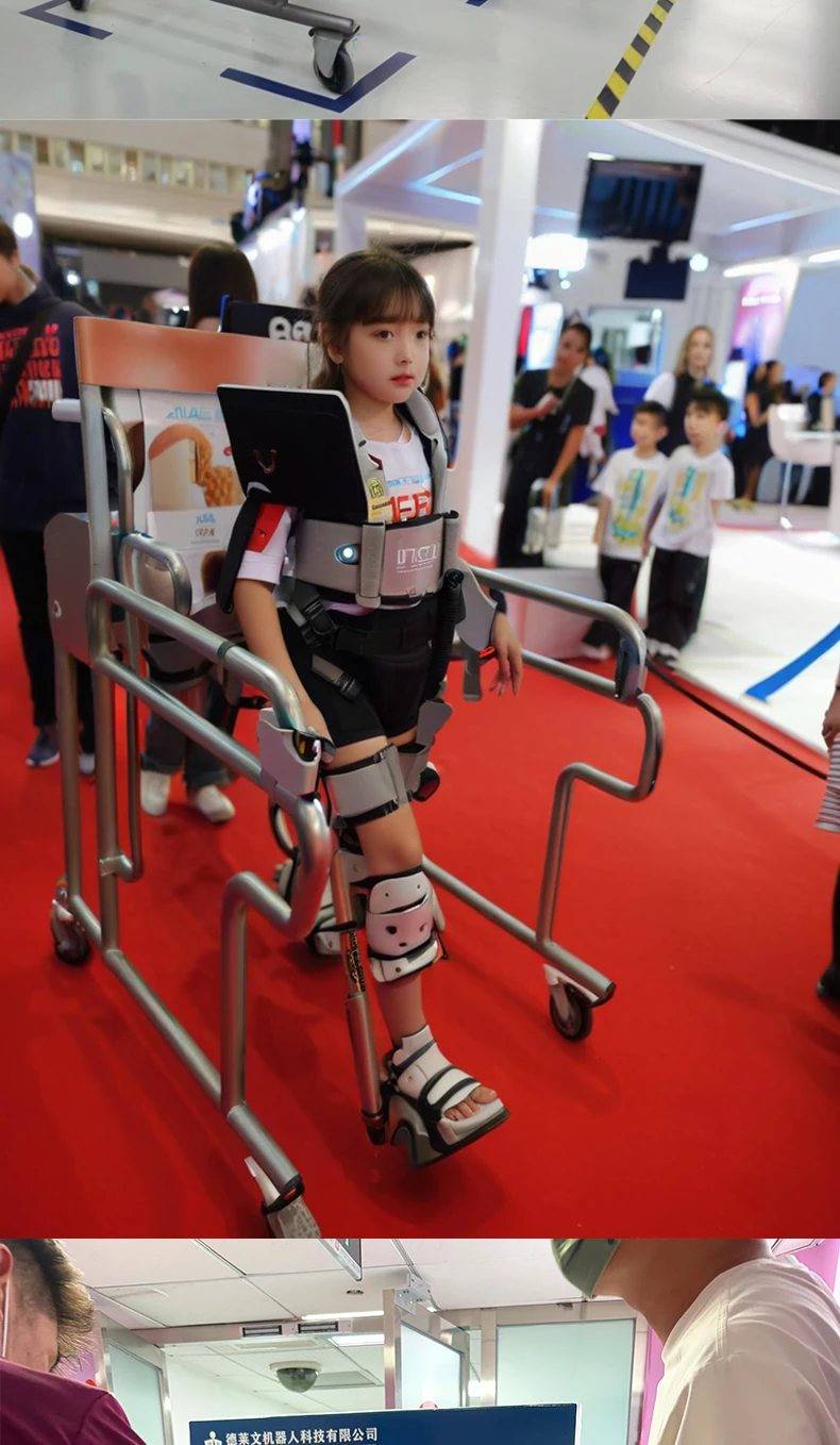 AI Intelligent Motorized Lower Limb Exoskeleton Robot Wearable Suit for Walking Assistance