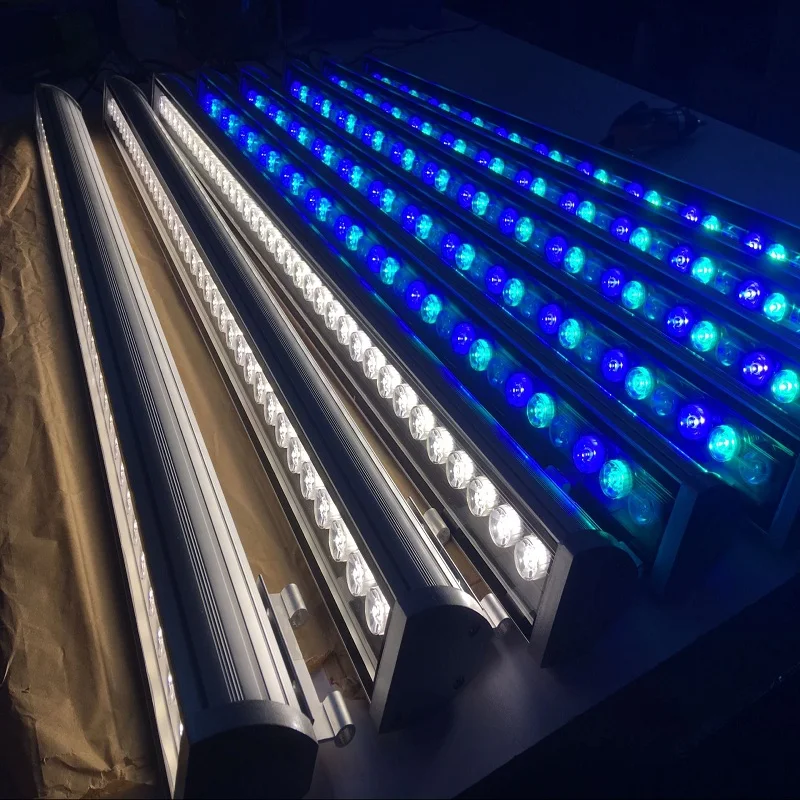 IP65, 1000 мм, водонепроницаемые наружные декоративные светильники для зданий, 36 Вт, светодиодная настенная шайба для отеля