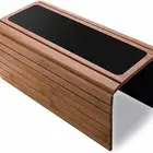 Wood Supply Customized Armrest Remote Control Organizer Box Handrail Tray Sofa Arm Table With Pocket