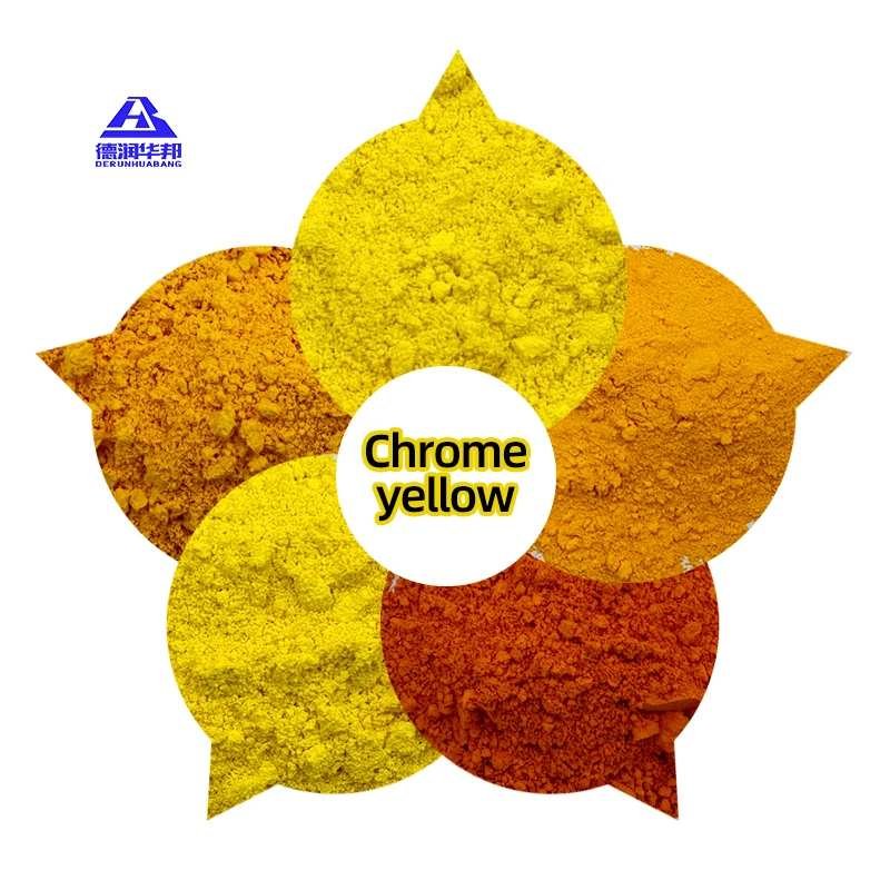 High Temperature Resistant Chrome Yellow Excellent Light Heat Water Acid Resistance and Alkali Resistance