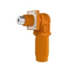 Nut type-plug+socket-orange