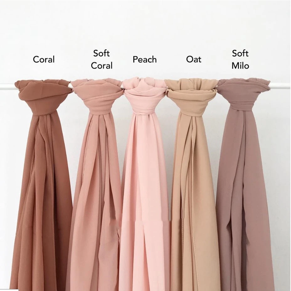 Special Offer Wholesale Muslim Premium Quality for Europe Chiffon Shawl Scarf  Soft and Heavy Fashion Chiffon Hijab