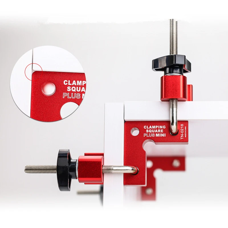 TEBAK W-18 90 Degree Mini Woodworking Right Angle Positioning Clamp 90 Degree Precision Clamping Square Carpenter Square Jig