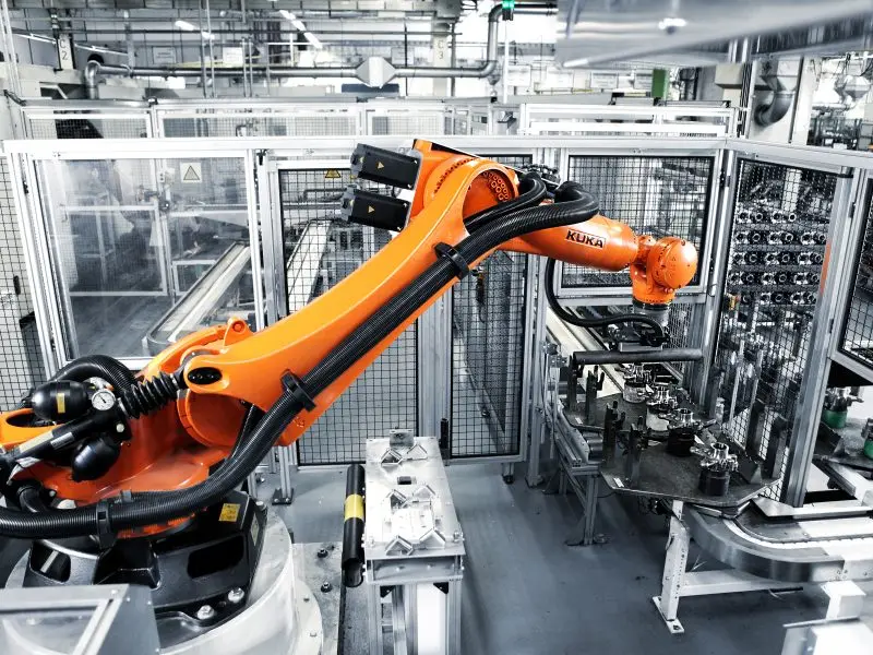 Industrial Automatic Welding Robot KUKA KR120 R2700-2 Robotic Arm Axis  With Welding Machine