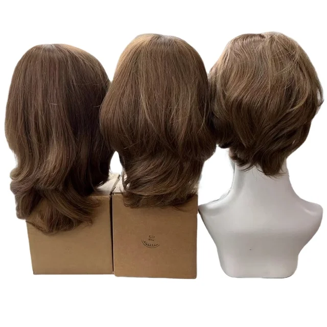 Factory Price European Hair Medical Wig Short Wigs Alopecia Wig for Women Hair Loss Solution