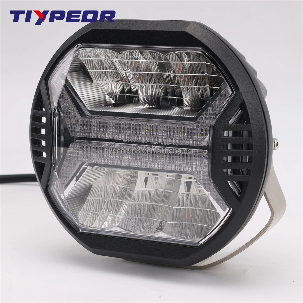product tiypeor e mark long distance 2000lm combo spot beam pmmapc led work driving light with drl 4 inch led work lamp for jeep trucks-3
