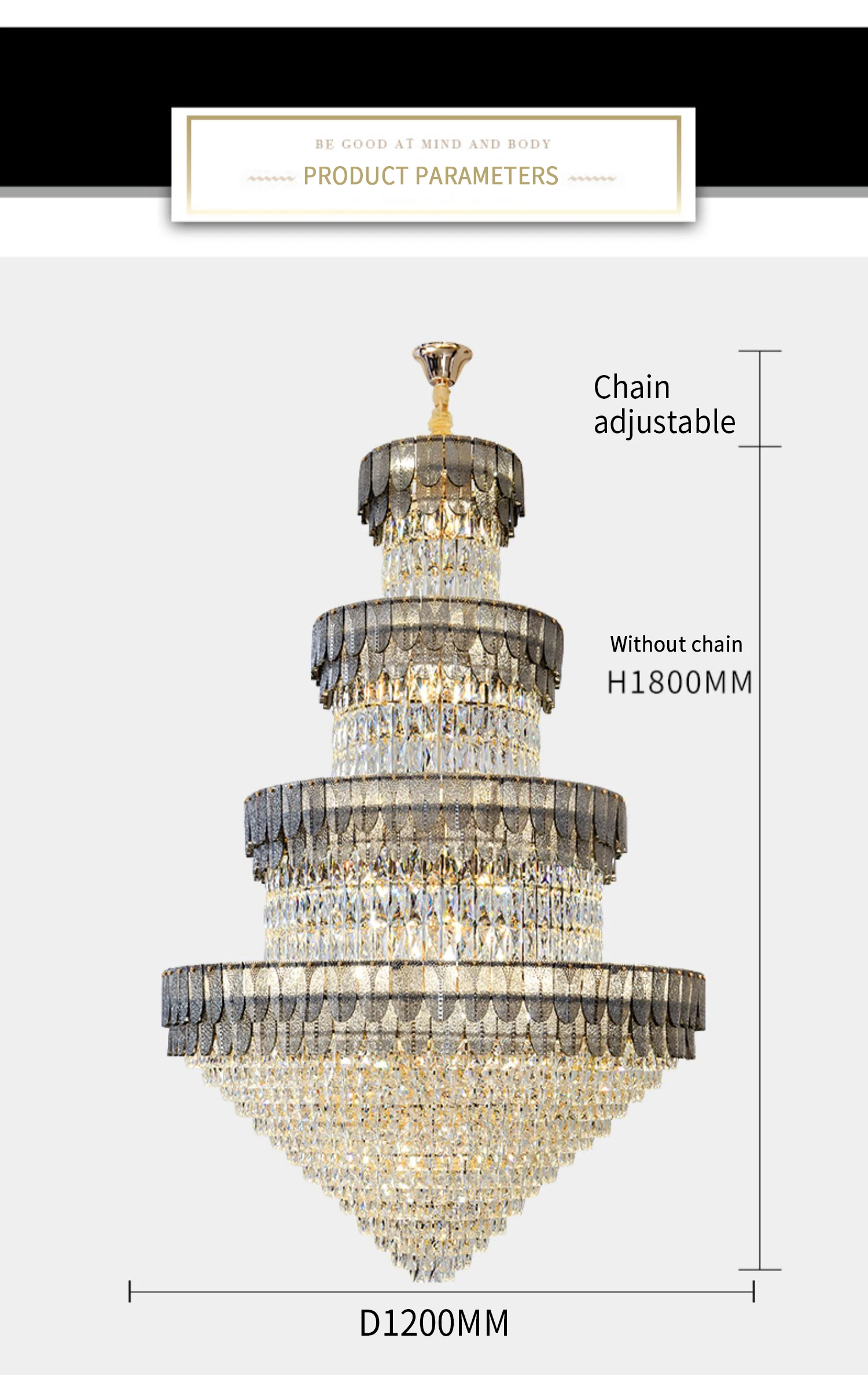 Image showcasing Modern Indoor Lighting - Luxury Penthouse Chandelier