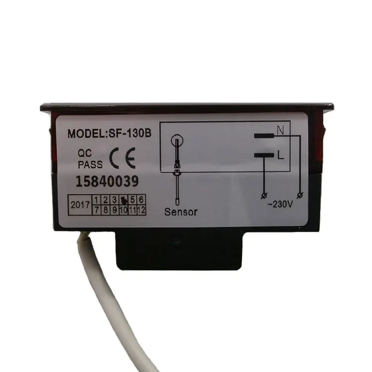 SF130B Mini Refrigerator Temperature Meter Mini Chiller Digital Led Display Thermometer with NTC Sensor