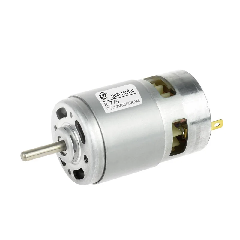 XYT 775 12 Volt Brush Geared Electric Low RPM Motor Gearbox